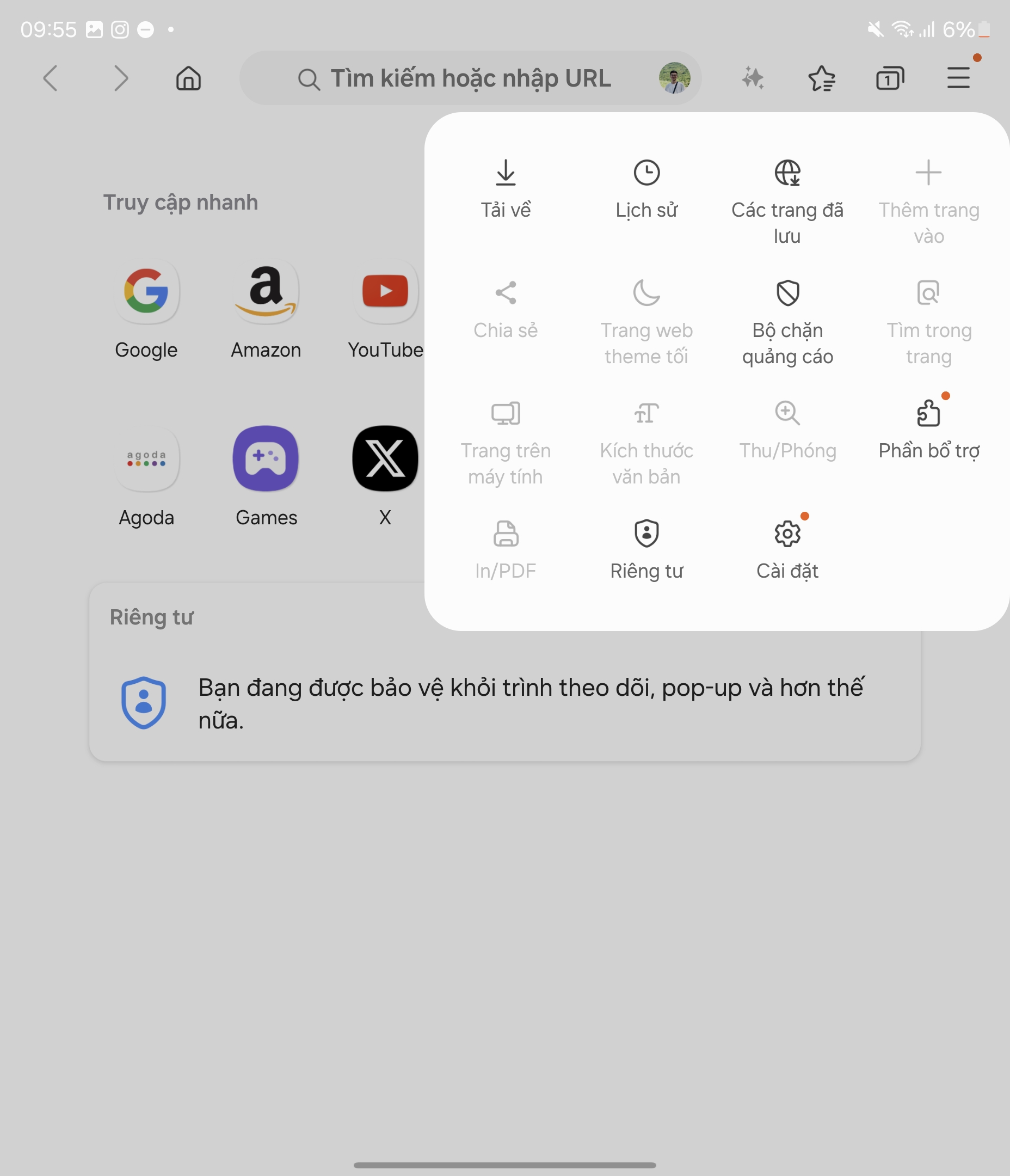 Ứng dụng trên One UI 6.1.1